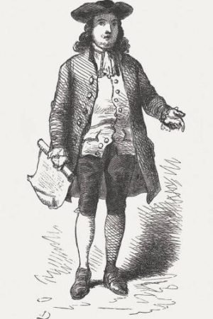 William Penn (1644 - 1718) - English colonial proprietor, writer, early Quaker, and founder of the English North American colony the Province of Pennsylvania. He was an early advocate of democracy and religious freedom. Under his direction, the city of Philadelphia was planned and developed. Wood engraving after a drawing by Felix Darley (American illustrator and engraver, 1824 - 1888), published in 1876.